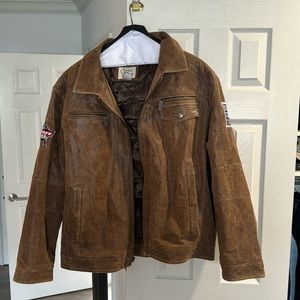 XXXL PBR Coat Leather Jacket 2016 Las Vegas World Finals